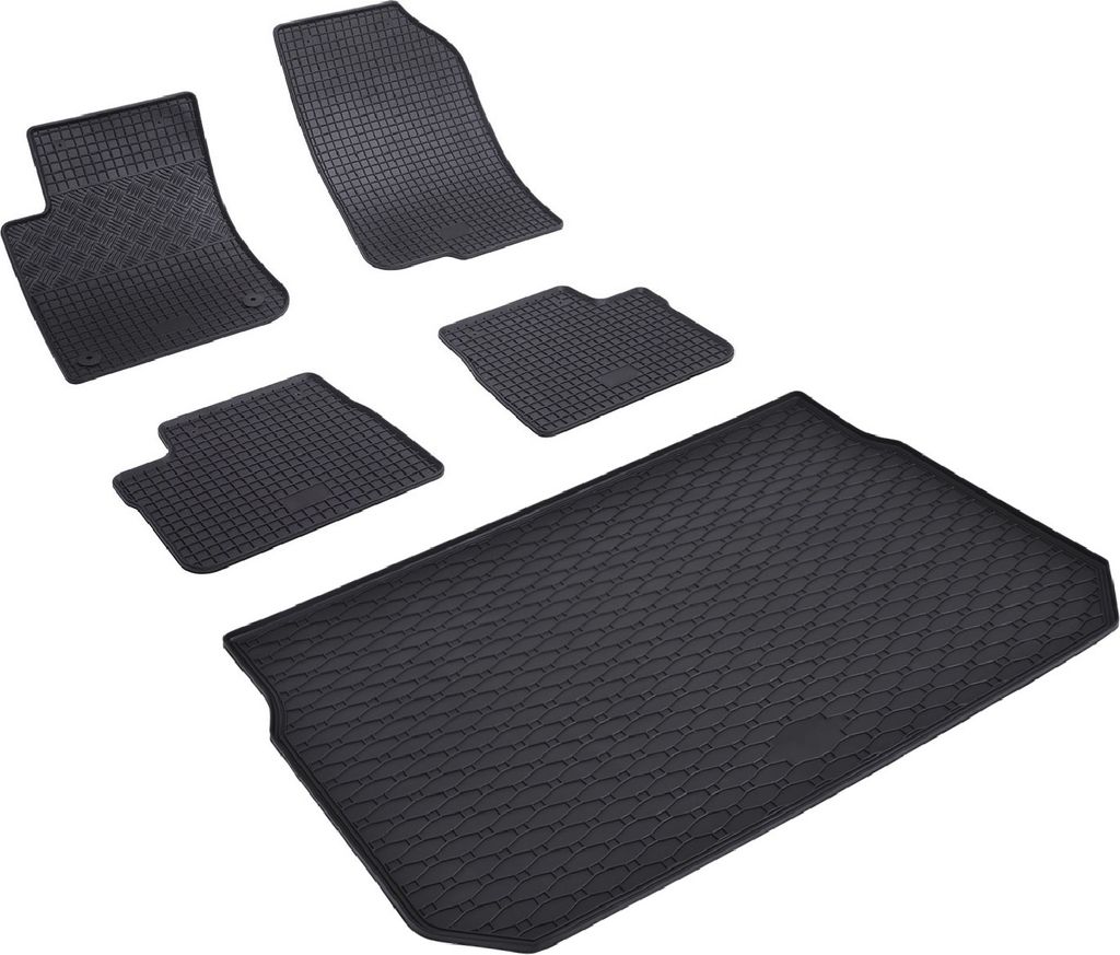 Z550536 Kofferraumwanne+Fußmatten passend für Peugeot 2008 1 Crossover Geländewagen SUV 5türer 2013-2019