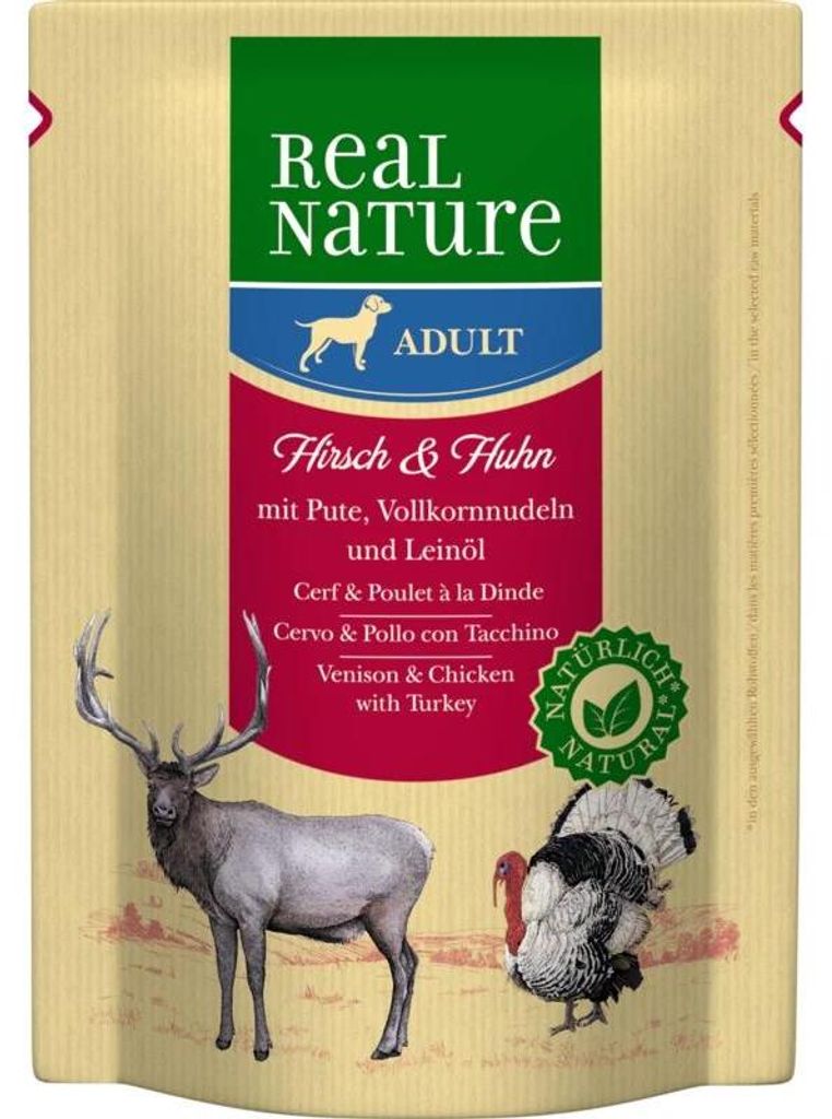 Real Nature Adult Reh, Huhn, Truthahn 6x300g Produktbild 