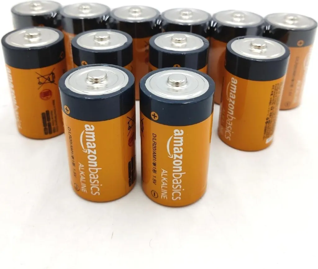 12 Piles D LR20 1,5V Haute Performance AmazonBasics Technologie Durable - 7