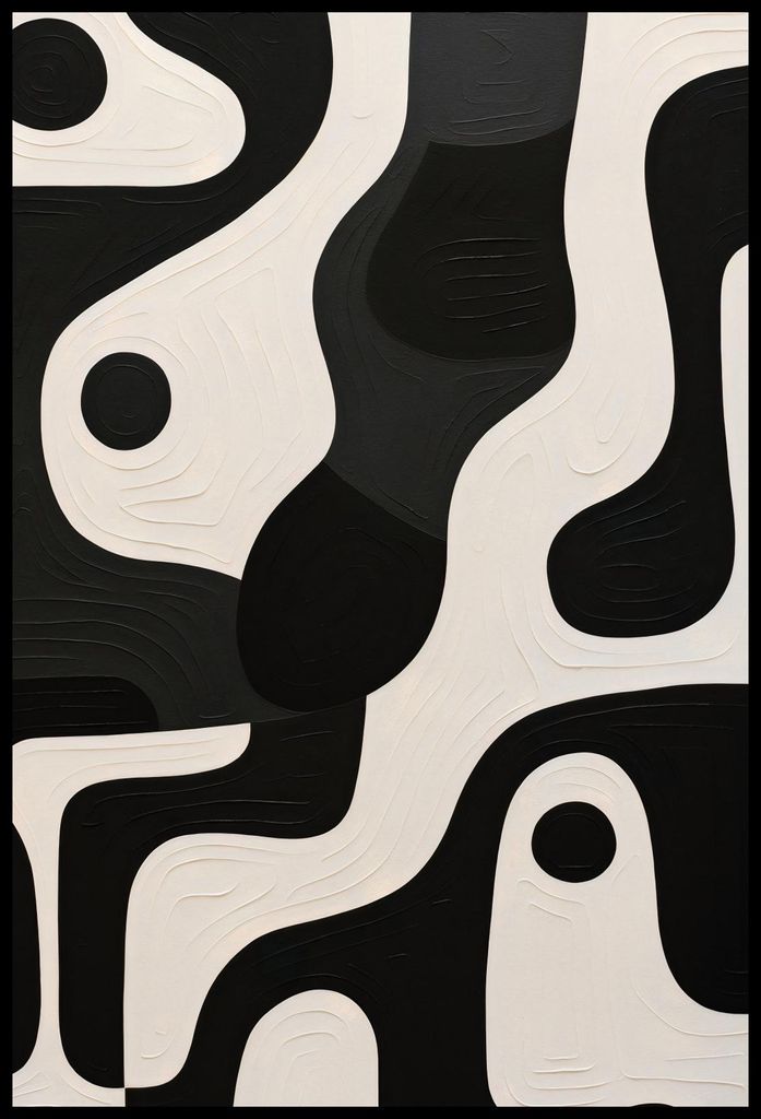 Plakat 68x101cm Kontrastierende Harmonie