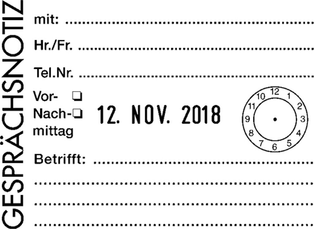 COLOP Datumstempel Classic 2860 8 zeilig konfigurierbar