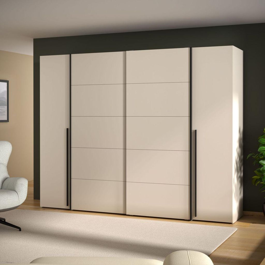 Armoire -Reproduction Sable- 2 portes battantes + 2 portes Image du produit 