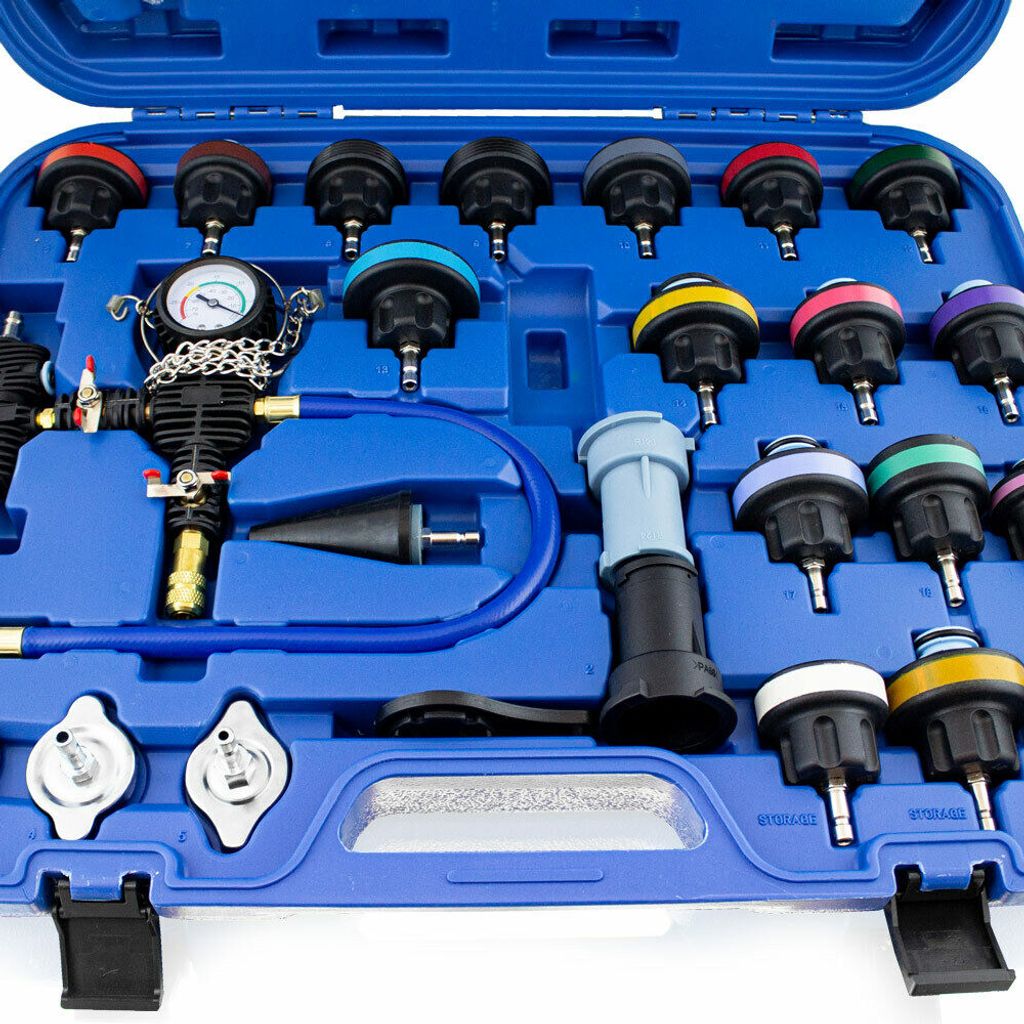 Kühlwasser Abdrückgerät 31 Tlg. Kühlsystemtester Kühler