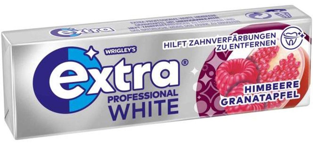 Extra Professional White Himbeere Granatapfel 10er Produktbild 