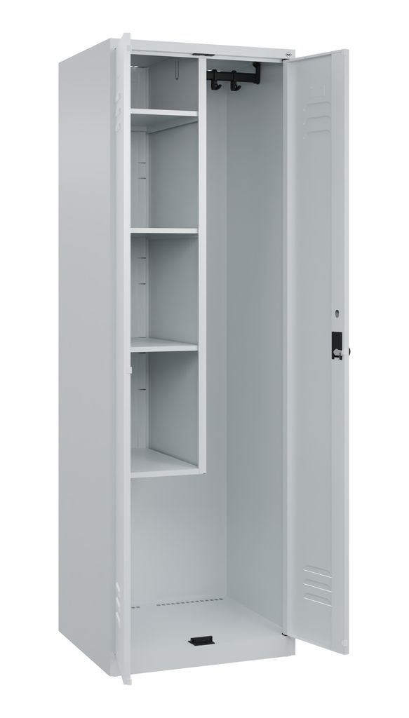 CP Putzmittelschrank Classic Plus 080100-00 S10008 lichtgrau 60,0 x 50,0 x 185,0 cm, aufgebaut