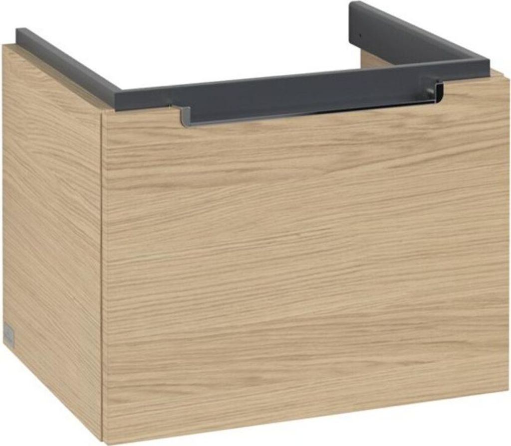 Villeroy & Boch Subway 2.0 Waschtischunterschrank, 1 Auszug, Waschbecken mittig, 537x420x423mm, A68610VJ