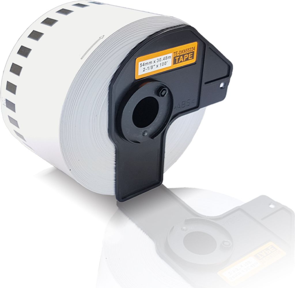 Print-Klex Kompatible Etiketten-Rolle kompatibel mit Bother P-Touch DK-N55224 P-Touch QL 580 Series QL 650TD QL 700 QL 710W QL 720NW DKN55224 54mm ...