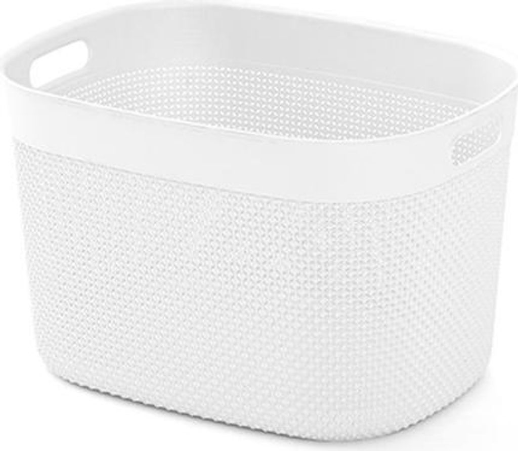 Wäschekorb XL 44 x 33 x H27 cm Weiß - Filo - Curver Produktbild 