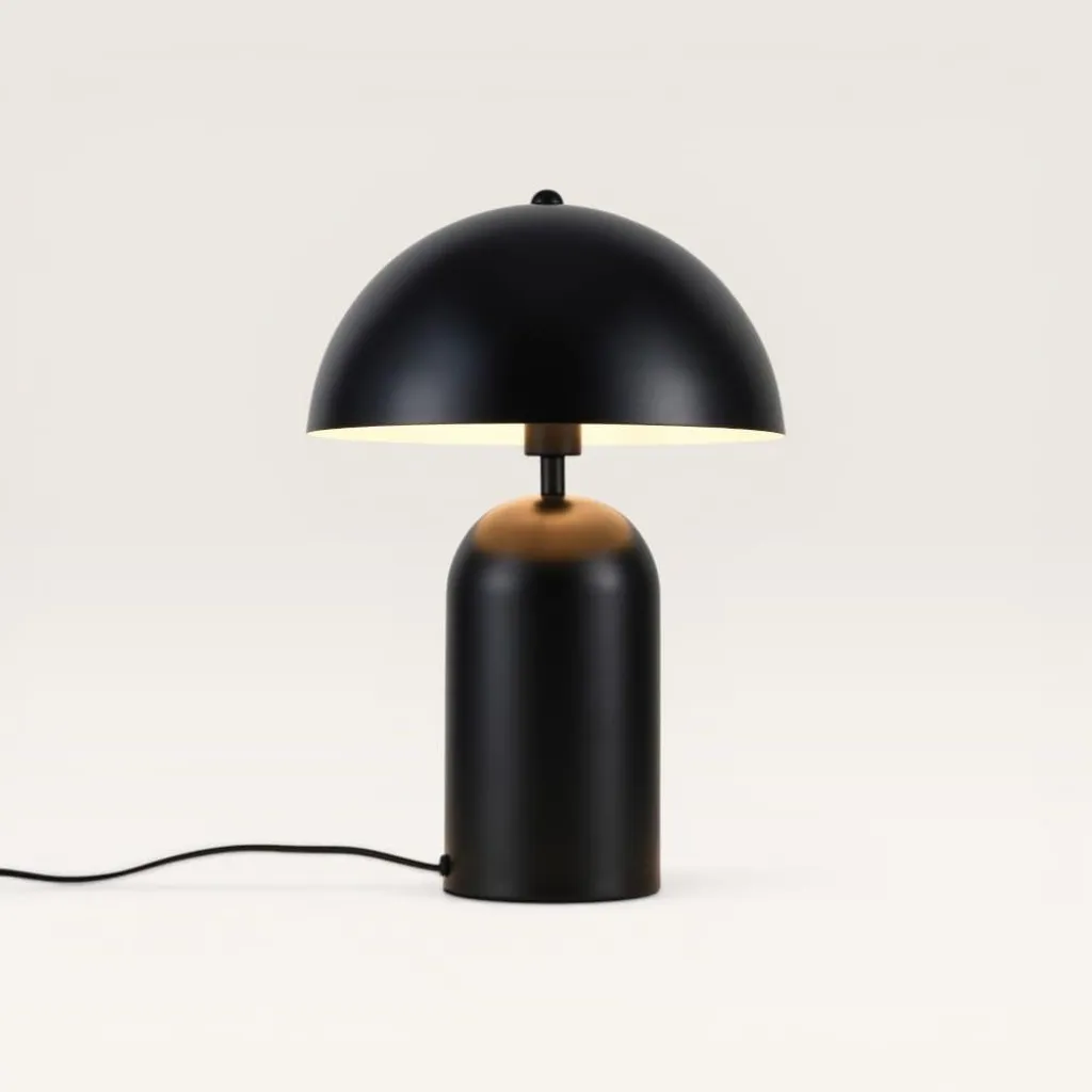 Lampe de Chevet Noire en Métal Asteri Nero S LUSENZ pour Chambre