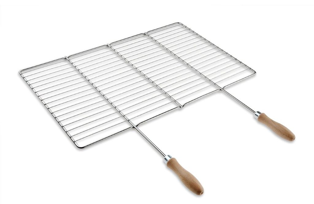 Nerezový grilovací rošt 53x38cm – pohled