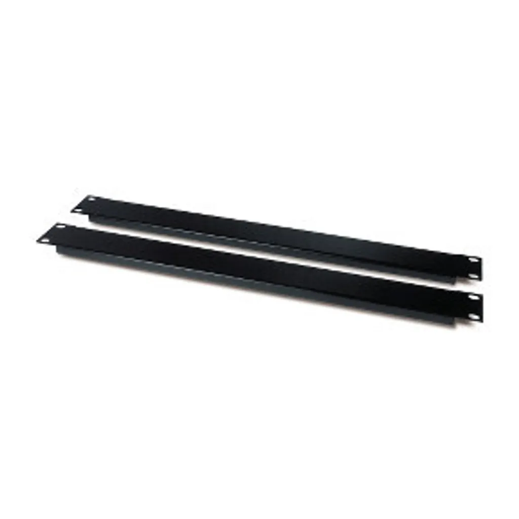APC AR8108BLK Kit de 2 Panneaux d'Obturation 1U 19 Pouces Noir