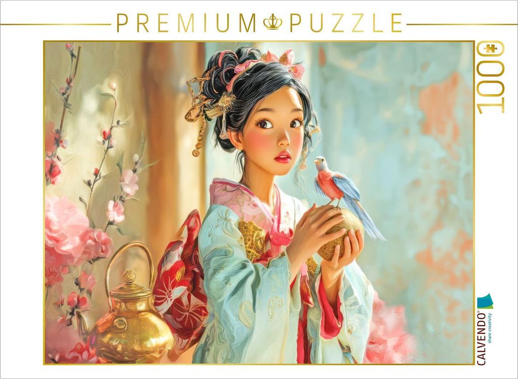 CALVENDO Puzzle Japanische Anime | 1000 Teile Lege-Größe 64x48cm Foto-Puzzle für glückliche Stunden