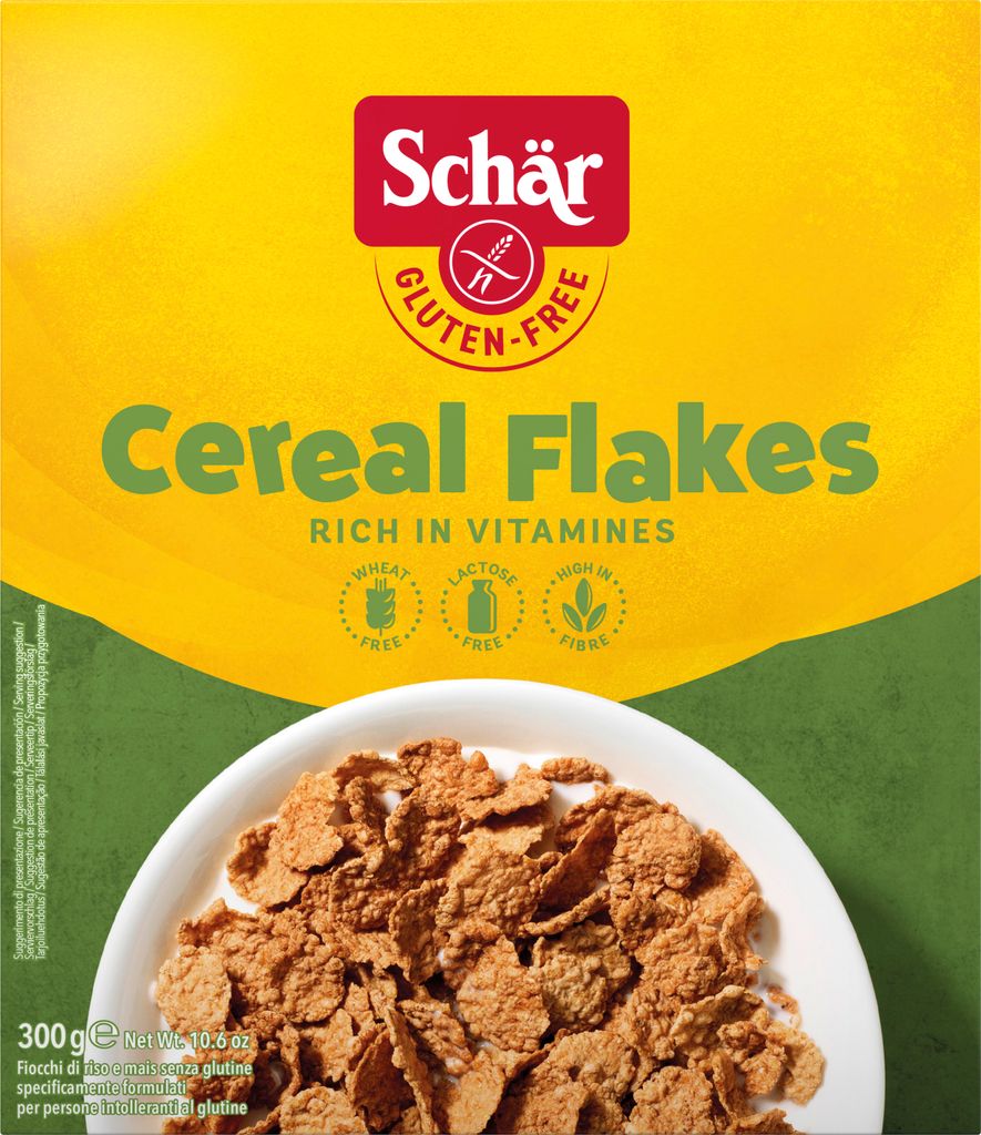 Dr. Schär Cereal Flakes, Cornflakes, 300 g