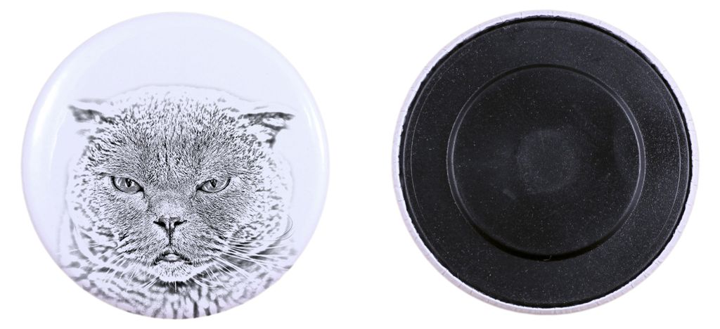 Schottische Falte - Sammlung von einzigartigen Magneten, eigenes Foto, Marke Art-Dog