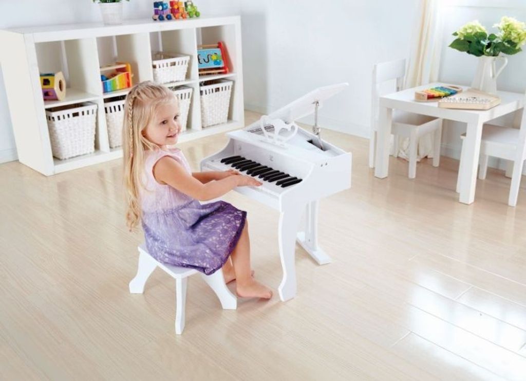 Hape Deluxe Spielzeugklavier Weiß E0338 Produktbild 14