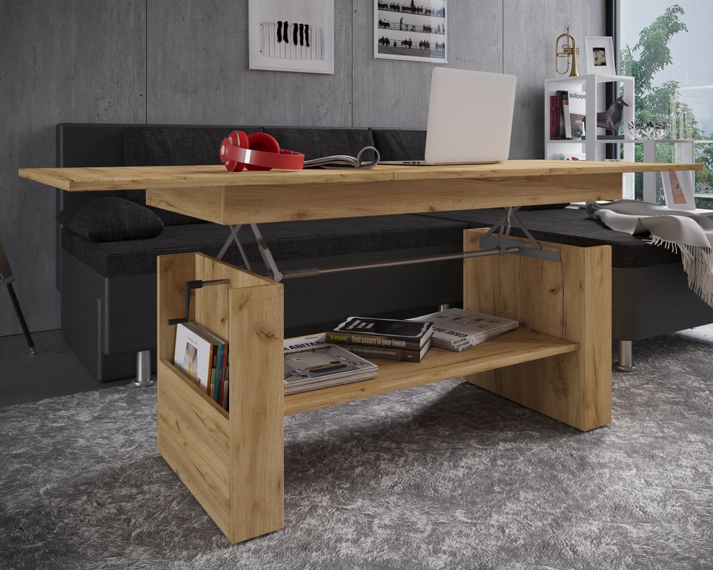 Kobila Couchtisch mit höhenverstellbarer Tischplatte, 1 Produktbild 8