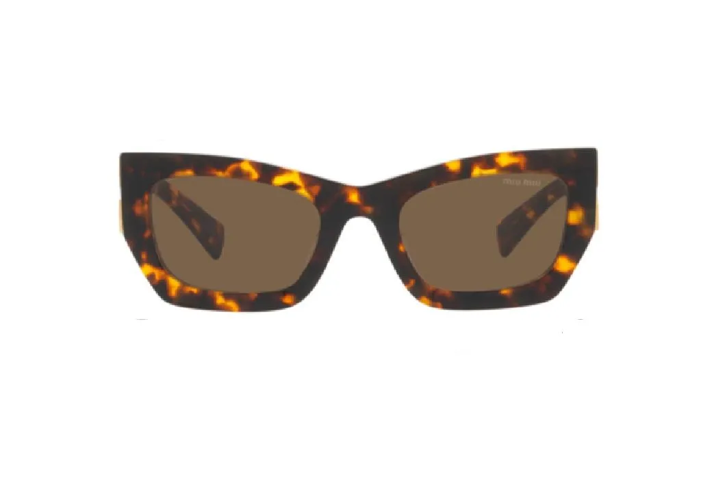 Lunettes Miu Miu MU 09WS : Protection UV et Style avec Monture Havane Confort