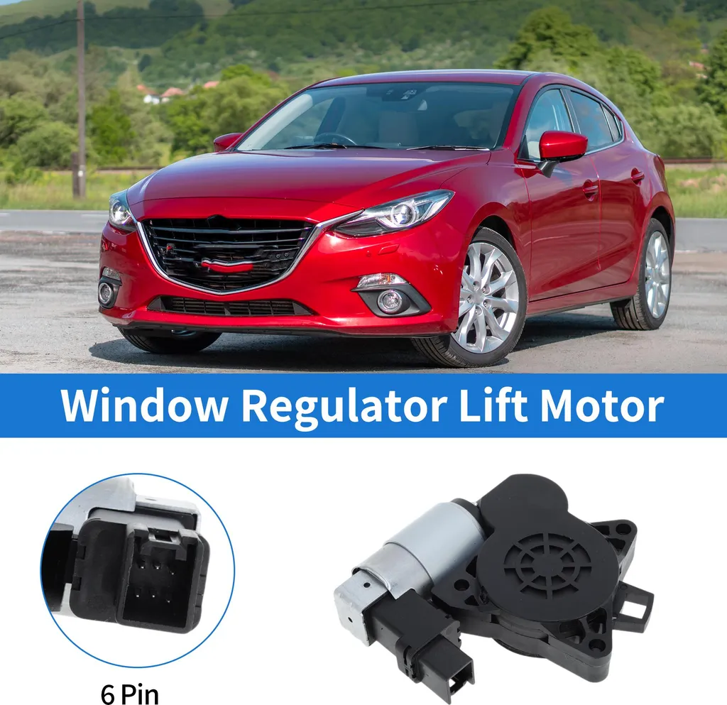 Réparer Vitre Mazda 3 avec le Moteur Lève-Vitre 6 Broches GJ6A5958XV 2005