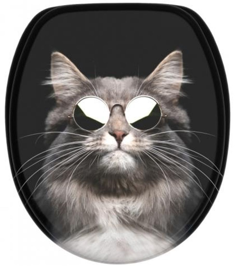 SANILO® WC-bril Cool Cat, toiletdeksel rechtstreeks van de Productafbeelding 