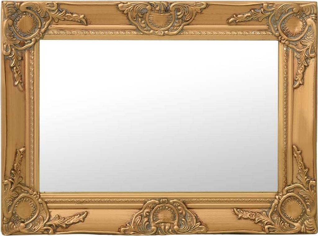 vidaXL Wandspiegel im Barock-Stil 60x40 cm Golden Produktbild 1