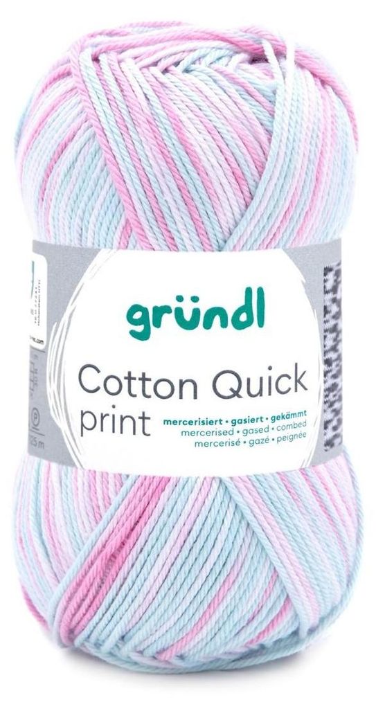 Gründl Baumwolle quick print,50g/125m,100% Produktbild 
