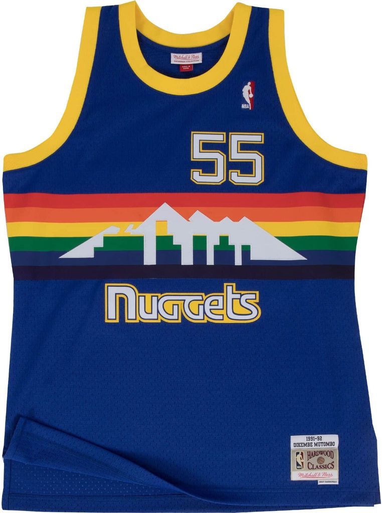 Mitchell & Ness NBA Swingman Jersey Denver Nuggets Road 1991-92 Dikembe Mutombo L