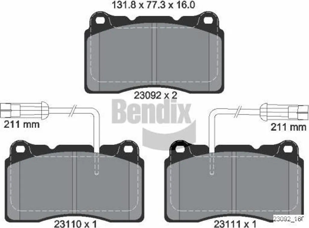 Plaquettes de Frein BPD1917 pour Entretien Alfa 159, Brera et Volvo S60 V70