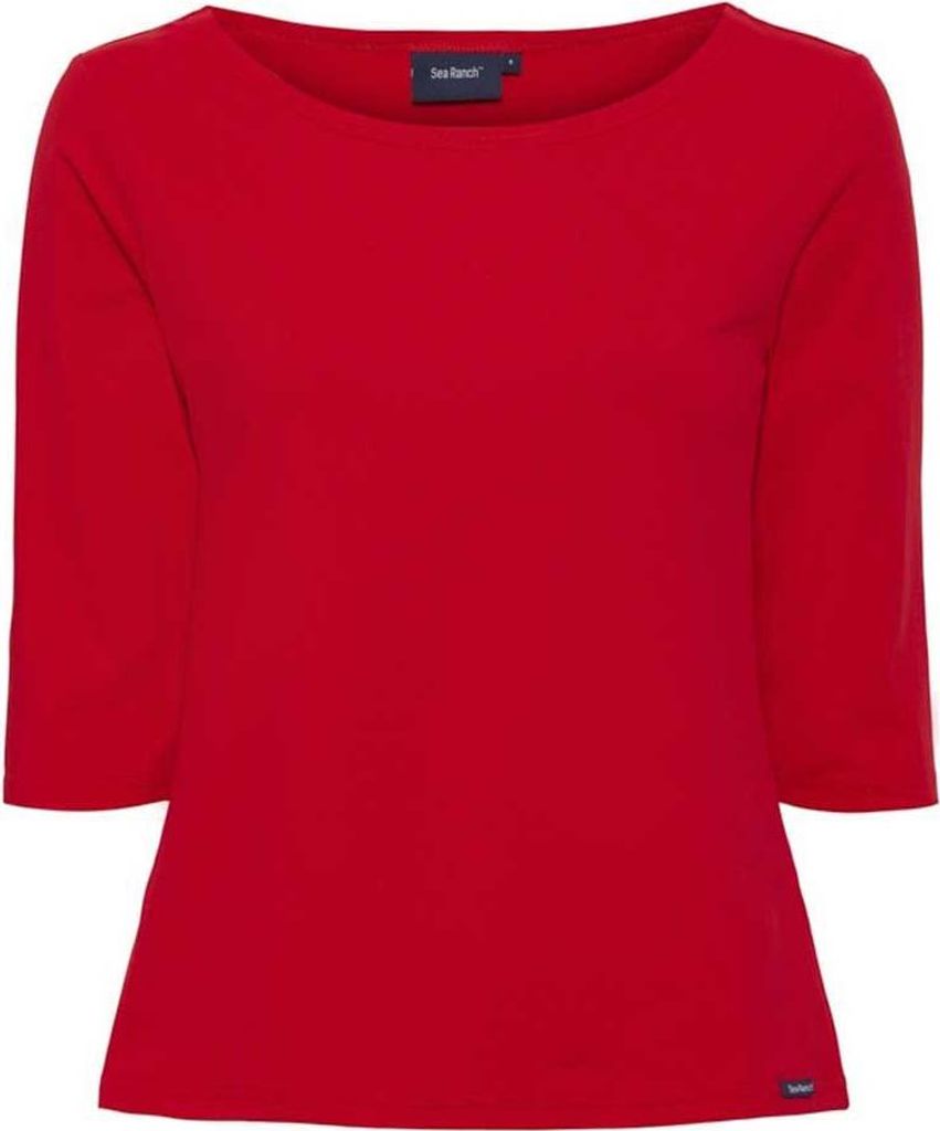 Sea Ranch Marina 3/4-arm T-shirt Rot 3XL Frau Rot 3XL