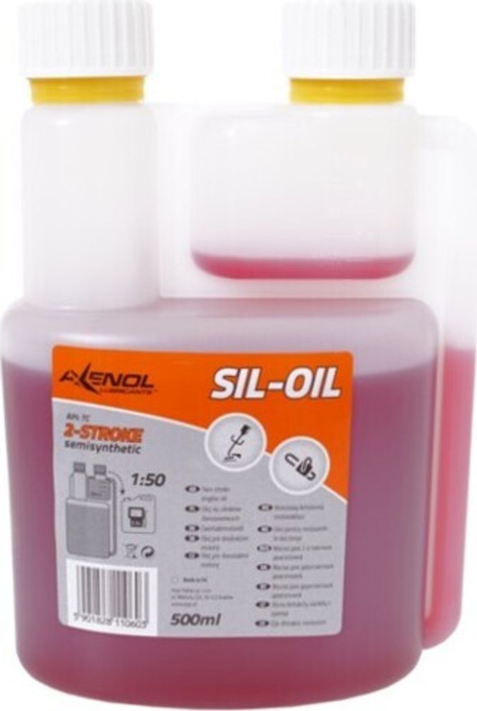 Axenol Sil-Oil, 2-Takt-Öl, rot, 500 ml Produktbild 