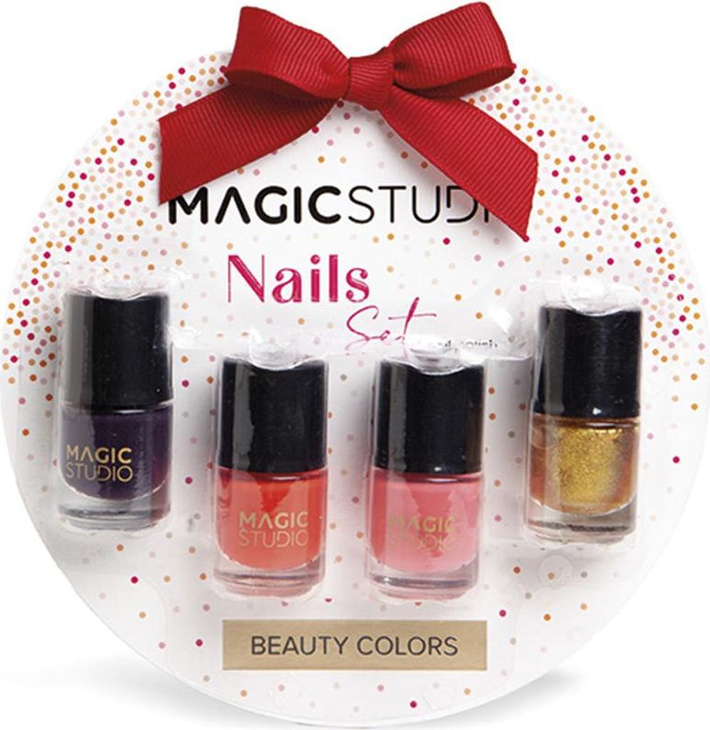 Magic Studio | Sada laků na nehty Beauty Colors - 4 kusy - Obrázek produktu 