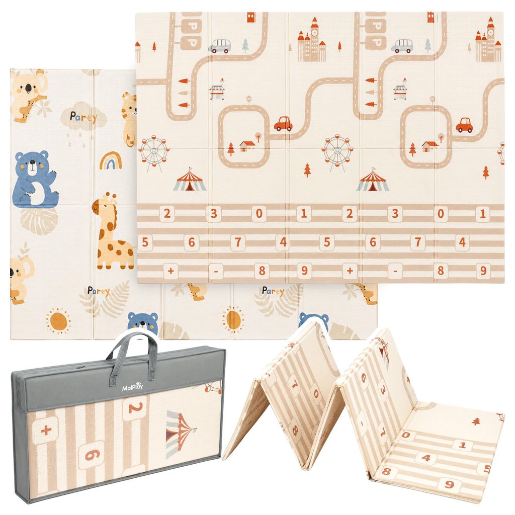 Tappetino pieghevole Malplay, 150x200 cm, ideale come Immagine del prodotto 