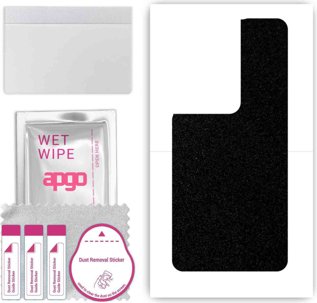 apgo Rückseite Schutzfolie, Skin, kompatibel mit Oppo Reno8 Pro 5G, Hinten Displayschutzfolie aus Vinylfolie, kratzfest, einfache Montage - Mattsc...