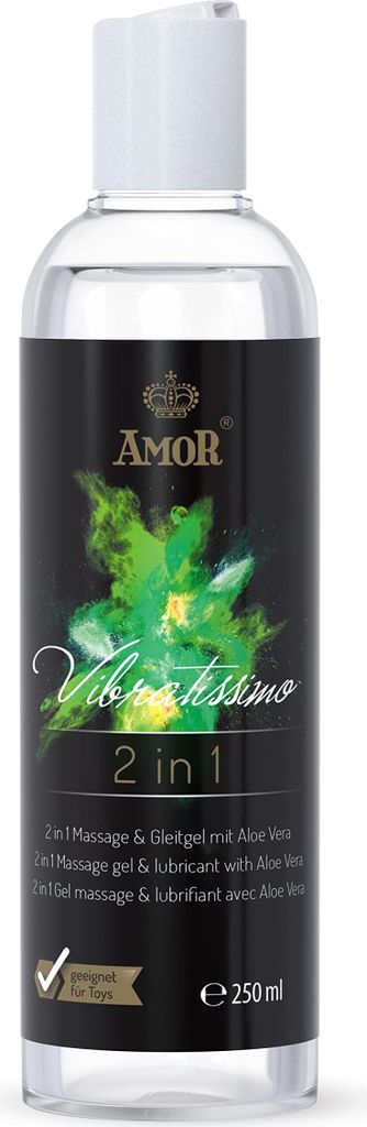 Vibratissimo 2-in-1 Play Gel 250 ml | Liebes- & Gleitgel Produktbild 