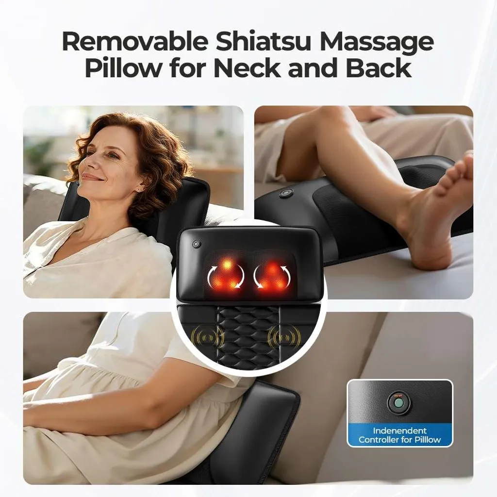 Appareil de massage dos et nuque Zimilo pour relaxation bureau et maison - 8