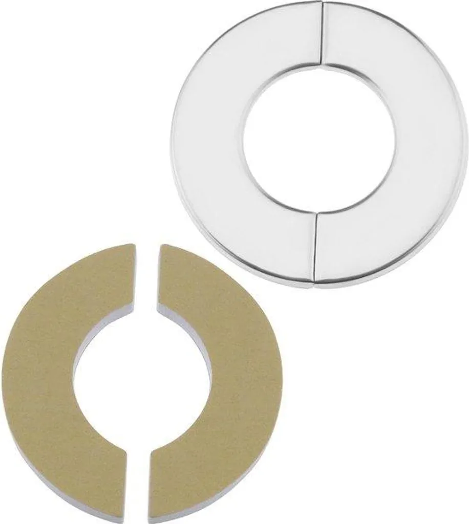 Disques en Acier Argenté Autocollants Haute Résistance - Lot de 4