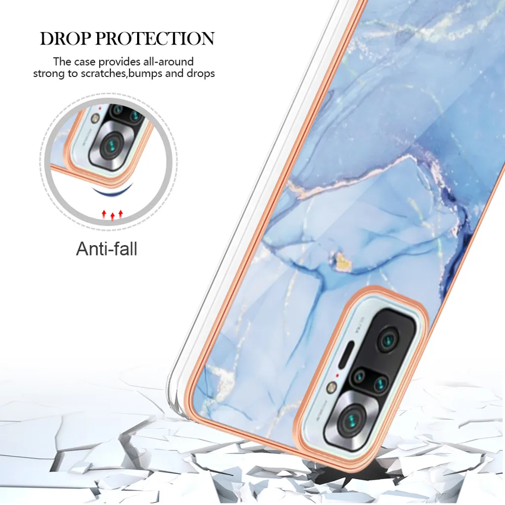 Custodia Portafoglio In Pelle Per Xiaomi Redmi Note 10 Pro / Note 10 Pro Max - Con 3 Slot Carte, Fermasoldi E Supporto, Viola