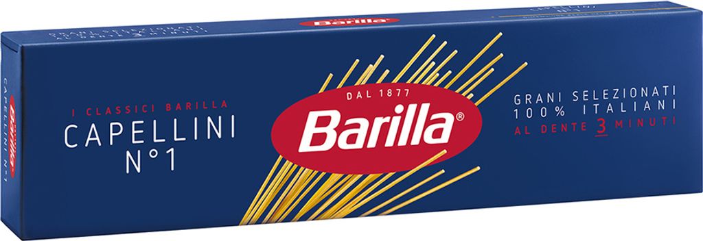 24x Pasta Barilla - Capellini N.1 - 500g - Italienische Produktbild 