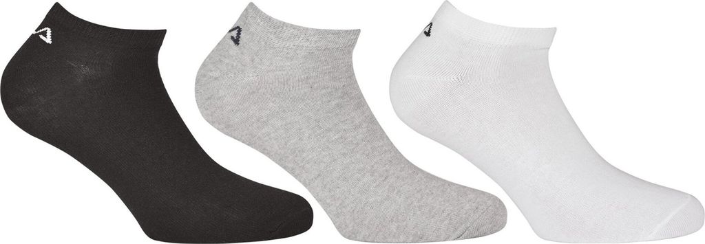 Ponožky Fila Sneaker 3-pack Wht-gry-blk Mix 43-46 - 43/46 Obrázek produktu 