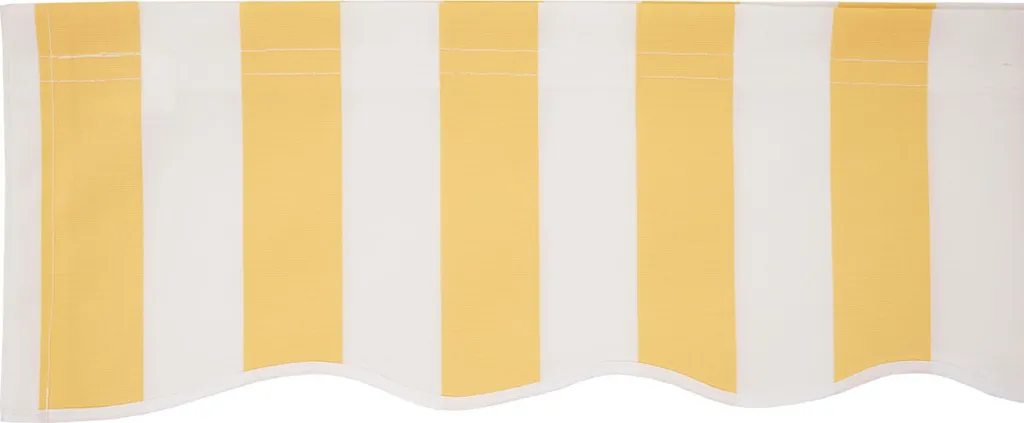 Bâche de store T790 en acrylique jaune et blanc 4x3m robuste et durable - 4