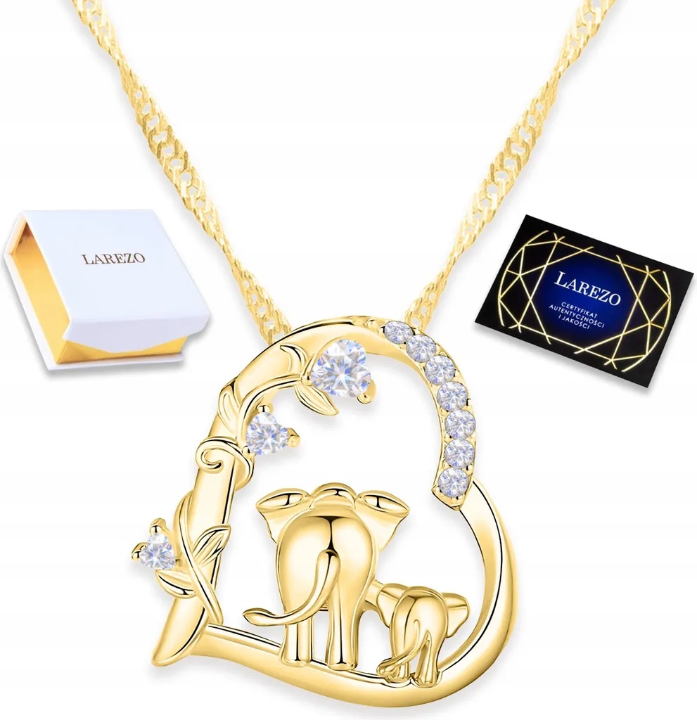 Collana Elefante Argento 925 Oro: Regalo Amica Portafortuna Chic