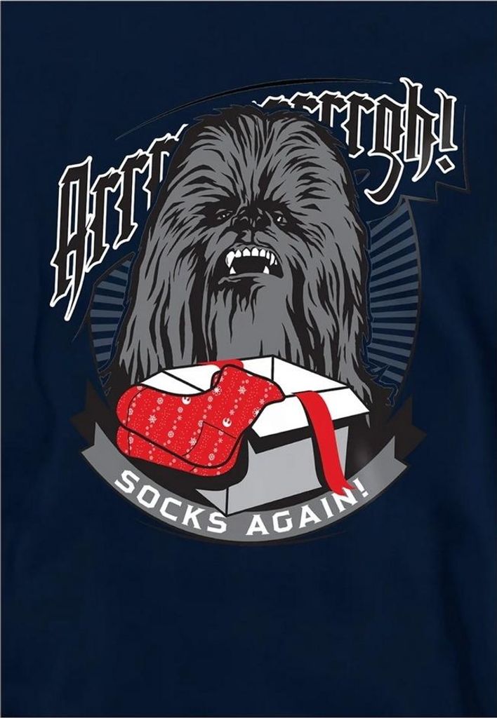 Star Wars - "Arrrrgh! Socks Again!" Kapuzenpullover für Kinder, weihnachtliches Design TV23875 (128) (Marine)