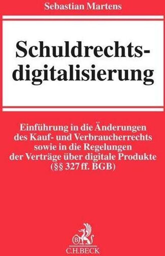 Schuldrechtsdigitalisierung