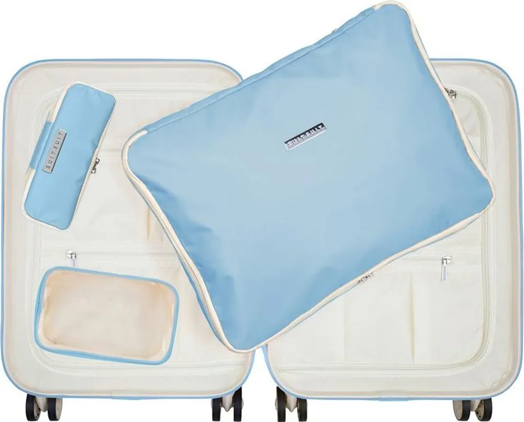 Organisateur de valise SUITSUIT Alaska Bleu - Cubes de voyage Taille S
