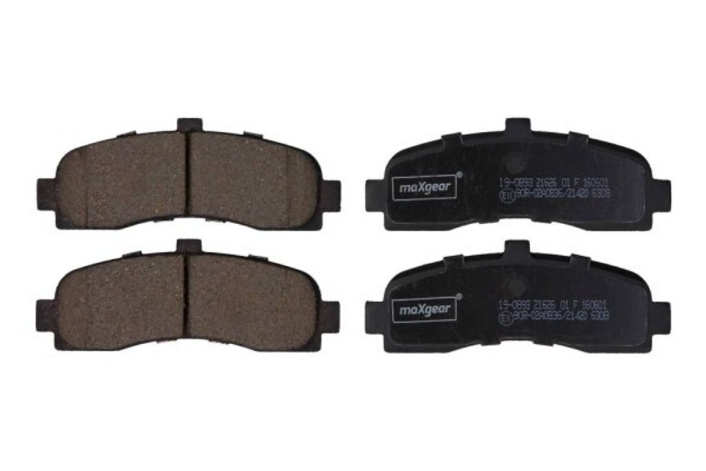 MAXGEAR Bremsbeläge Satz Vorne Bremsklötze für NISSAN MICRA II (K11) 19-0893