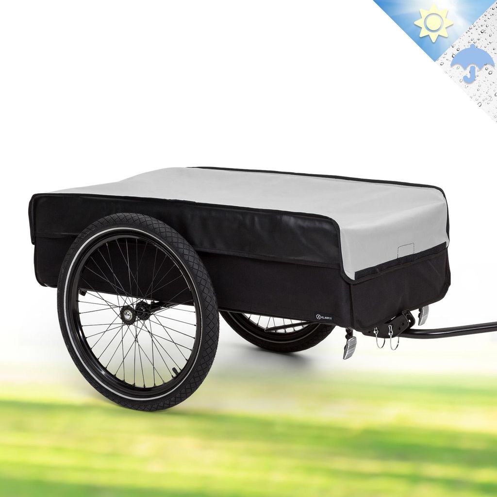 Klarfit Remorque Velo Cargo, Charette Velo à 2 Roues, Image du produit 