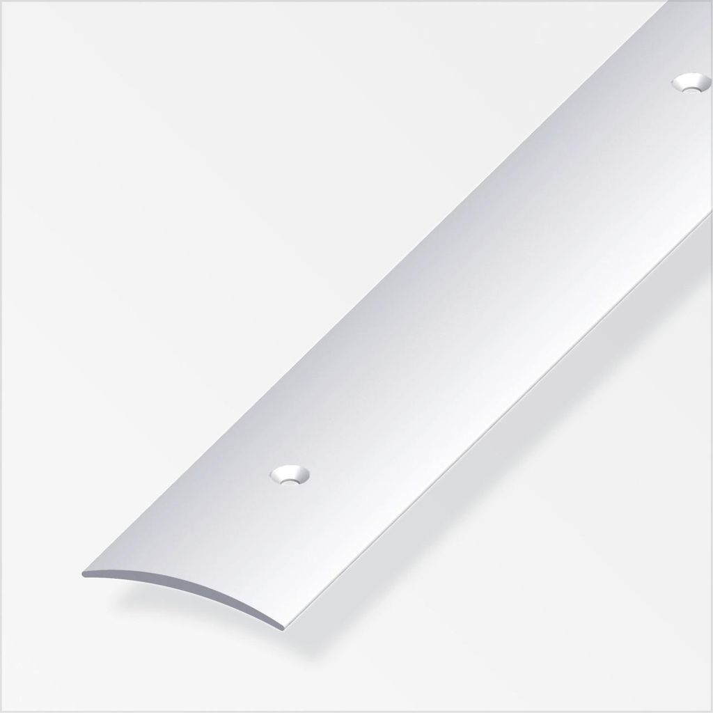 alfer Übergangsprofil 1 m, 50 x 5 mm Aluminium eloxiert silber