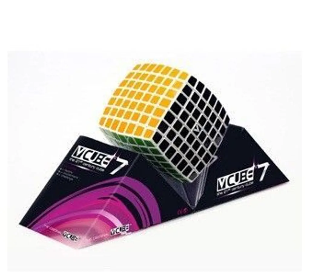 V-Cube 7 Blanc Rubik's Cube 7x7 Mécanisme Fluide Verdes Original