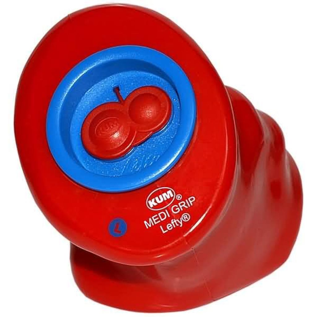 Doppelspitzdose Medi Grip M2 rot/blau Linkshänder