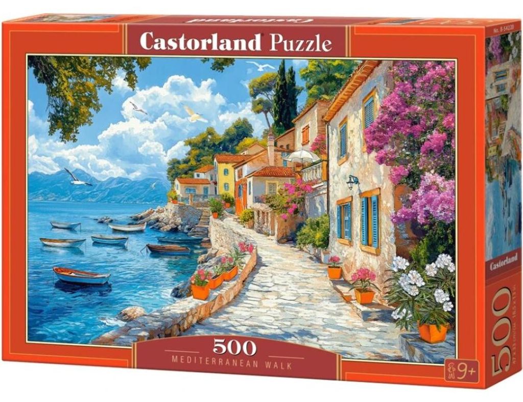 Puzzle 500 Mediterranean Walk B-54220 Zdjęcie produktu 