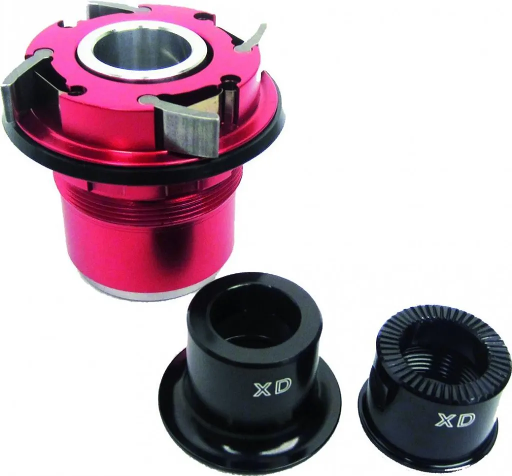 Kit Conversion SUNringle 142x12mm Rouge pour Moyeux Charger et Pro
